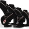 Black Velvet Jewelry Display Stand Set 2Piece Necklace Holder Mannequin Bust For Professional Show 5