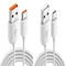 USB TypeC 66W Fast Charging Cable Long Durable Data Sync Cord For Huawei Xiaomi Samsung More 3M12 5