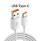 USB TypeC 66W Fast Charging Cable Long Durable Data Sync Cord For Huawei Xiaomi Samsung More 3M12 6