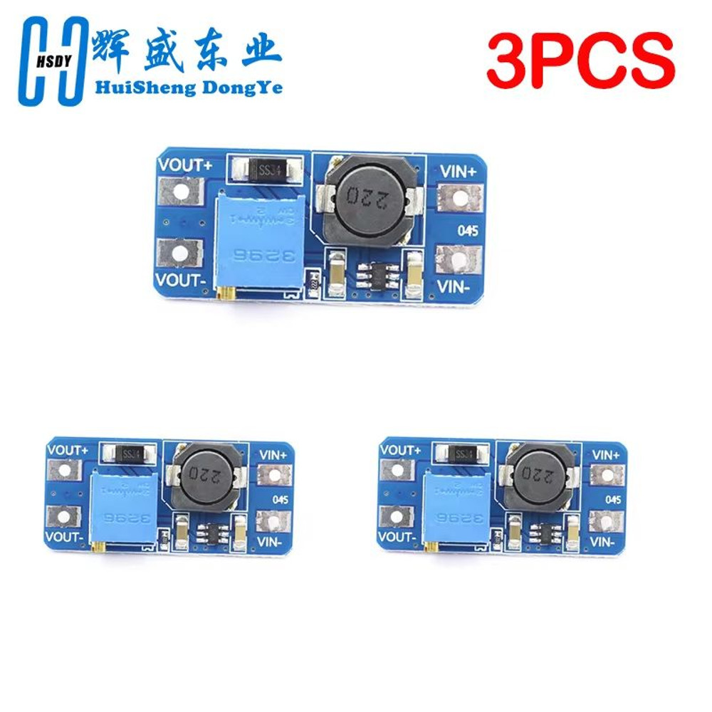 MT3608 DCDC Boost Converter Module  Adjustable StepUp Power Supply 2A 2V24V To 5V9V12V28V For Ardui 6