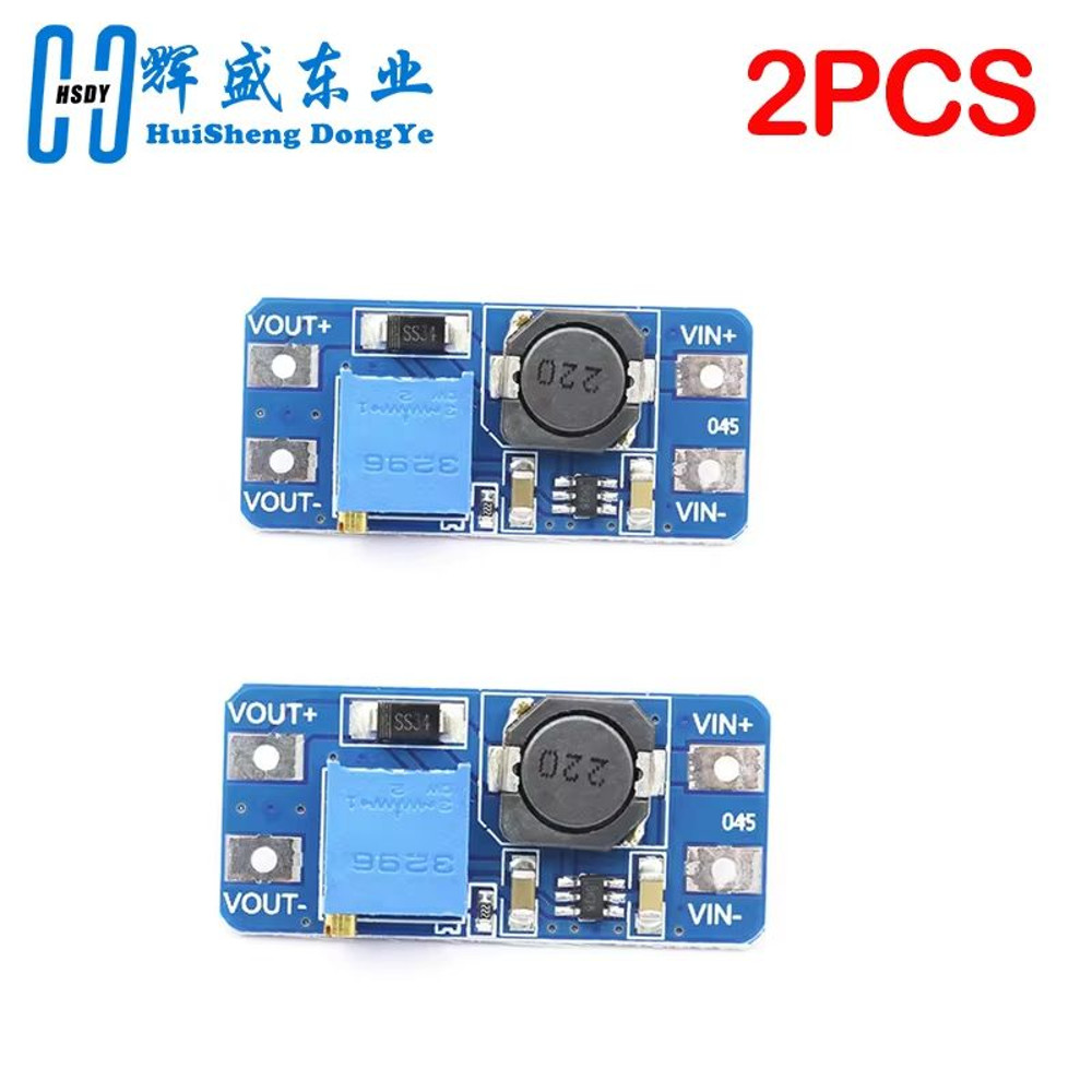 MT3608 DCDC Boost Converter Module  Adjustable StepUp Power Supply 2A 2V24V To 5V9V12V28V For Ardui 8