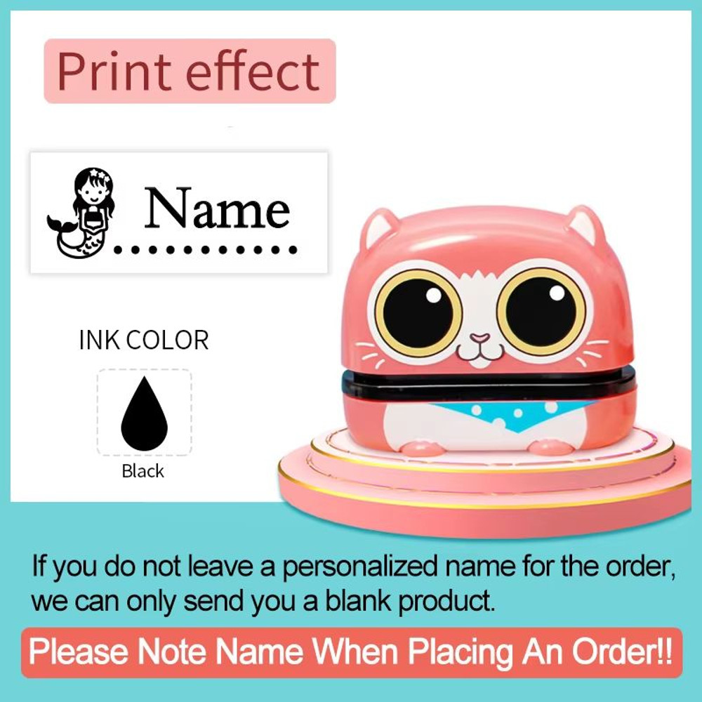 Personalized Baby Name Stamp Set Custom Waterproof Name Stamp For Kids Clothes School Supplies Tr 6