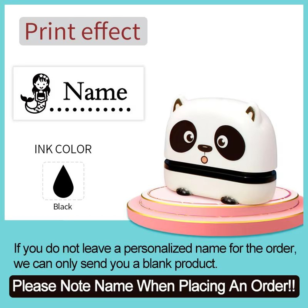 Personalized Baby Name Stamp Set Custom Waterproof Name Stamp For Kids Clothes School Supplies Tr 8