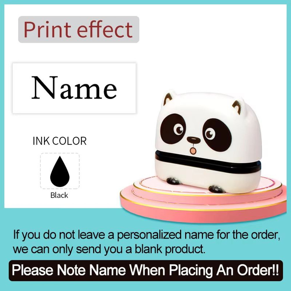Personalized Baby Name Stamp Set Custom Waterproof Name Stamp For Kids Clothes School Supplies Tr 13
