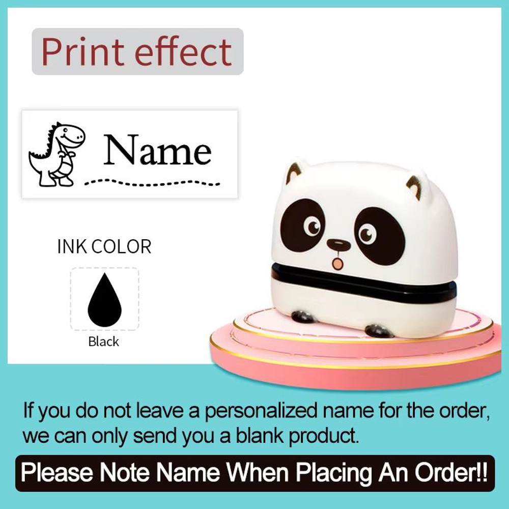 Personalized Baby Name Stamp Set Custom Waterproof Name Stamp For Kids Clothes School Supplies Tr 14