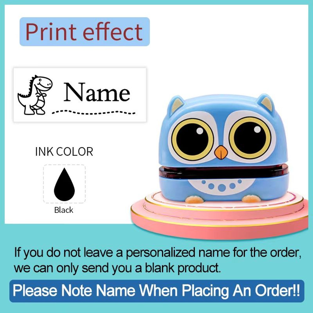 Personalized Baby Name Stamp Set Custom Waterproof Name Stamp For Kids Clothes School Supplies Tr 16