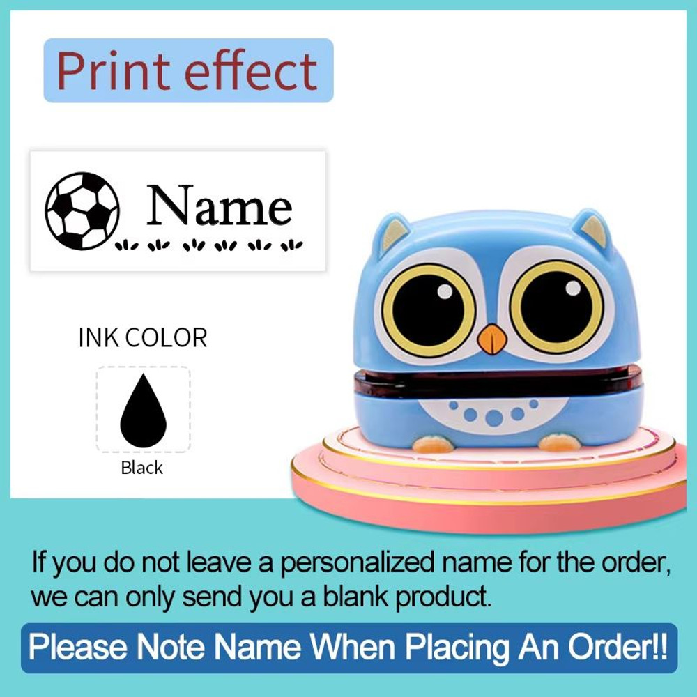 Personalized Baby Name Stamp Set Custom Waterproof Name Stamp For Kids Clothes School Supplies Tr 17