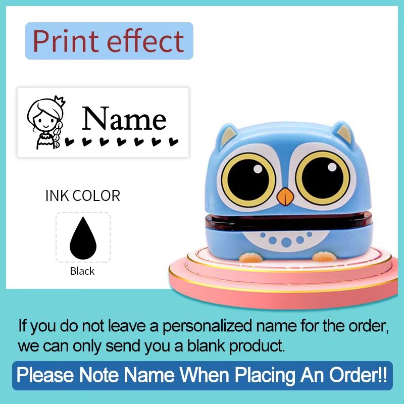 Personalized Baby Name Stamp Set Custom Waterproof Name Stamp For Kids Clothes School Supplies Tr 25