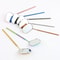 MultiColor Oval Lash Mirror Stainless Steel Eyelash Extension Checking Tool 0
