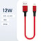 025m Short TypeC USB Fast Charging Cable Portable Data Cable For IPhone Power Bank Android Device 11