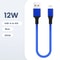 025m Short TypeC USB Fast Charging Cable Portable Data Cable For IPhone Power Bank Android Device 12