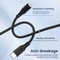 025m Short TypeC USB Fast Charging Cable Portable Data Cable For IPhone Power Bank Android Device 4