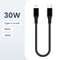 025m Short TypeC USB Fast Charging Cable Portable Data Cable For IPhone Power Bank Android Device 6