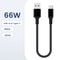 025m Short TypeC USB Fast Charging Cable Portable Data Cable For IPhone Power Bank Android Device 7