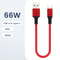 025m Short TypeC USB Fast Charging Cable Portable Data Cable For IPhone Power Bank Android Device 8
