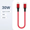 025m Short TypeC USB Fast Charging Cable Portable Data Cable For IPhone Power Bank Android Device 16