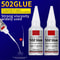 JXVX Super Bond 502 Instant Glue QuickDrying Super Glue For Leather Wood Metal Rubber 0