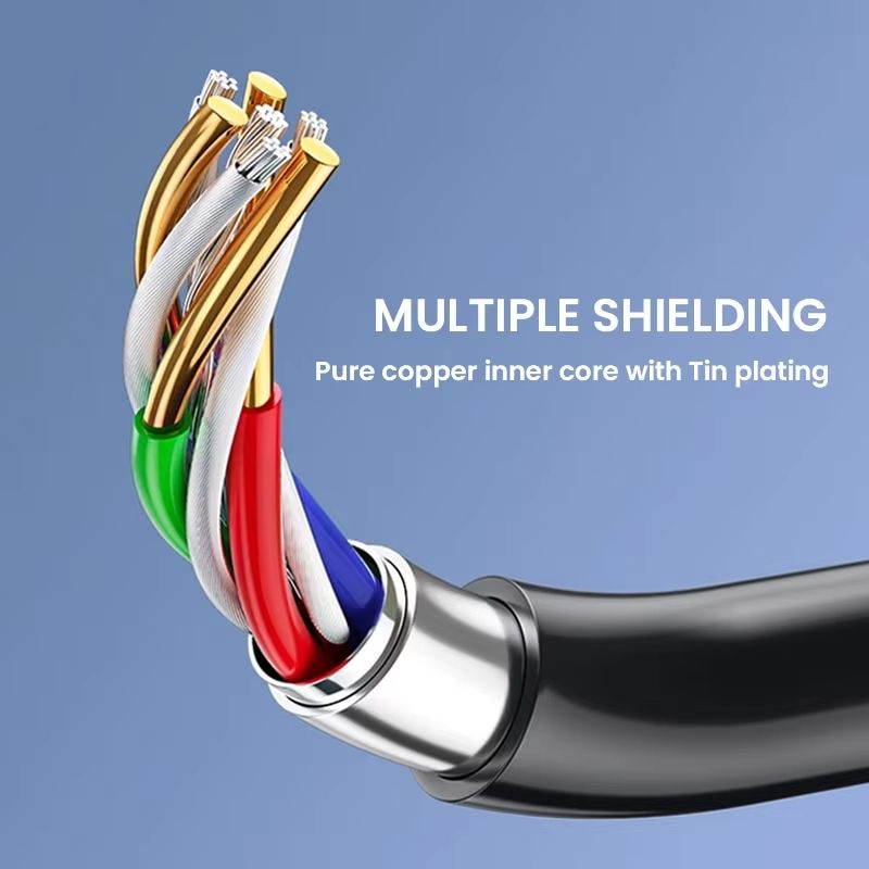 NIERBO 35mm Audio Extension Cable  GoldPlated Headphone Extension Cable Male To Female TRS Cord 1m5 4