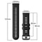 Sports Silicone Replacement Strap For Garmin Forerunner 965955945935745 22mm Soft Durable And Adju 4