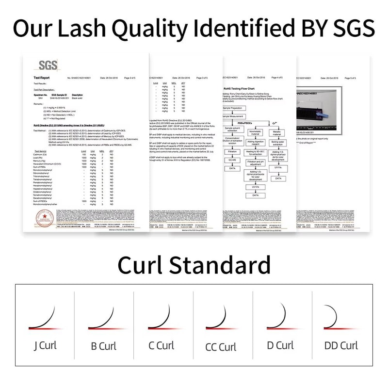 NAGARAKU Faux Mink Eyelash Extensions C D Curl Individual Lashes For Salon And Home Use 5