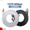 Cat8 40Gbps HighSpeed Ethernet Cable UltraFast 2000MHz RJ45 Flat Network Cable For Gaming Streaming 0