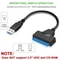 SATA To USB 3020 Type C Adapter Cable For External 25 Inch HDD SSD Hard Drive Converter 2