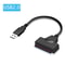 SATA To USB 3020 Type C Adapter Cable For External 25 Inch HDD SSD Hard Drive Converter 6