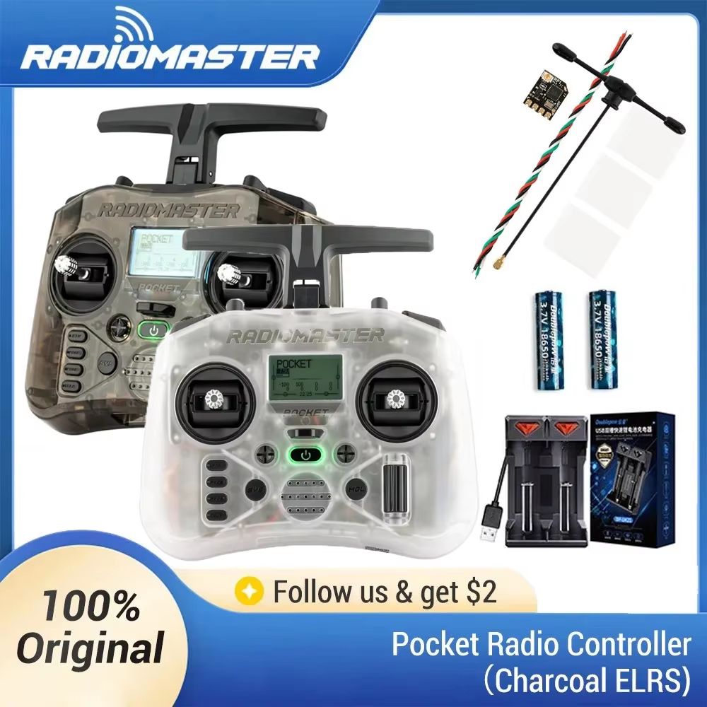 Radiomaster Pocket EdgeTX 24G LeftHanded Throttle Radio Controller 0
