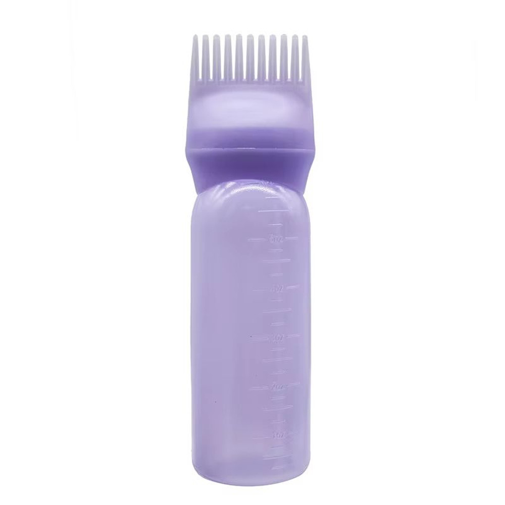 3Color Salon Hair Oil Applicator Bottles With Comb For Professional Hair Coloring 5