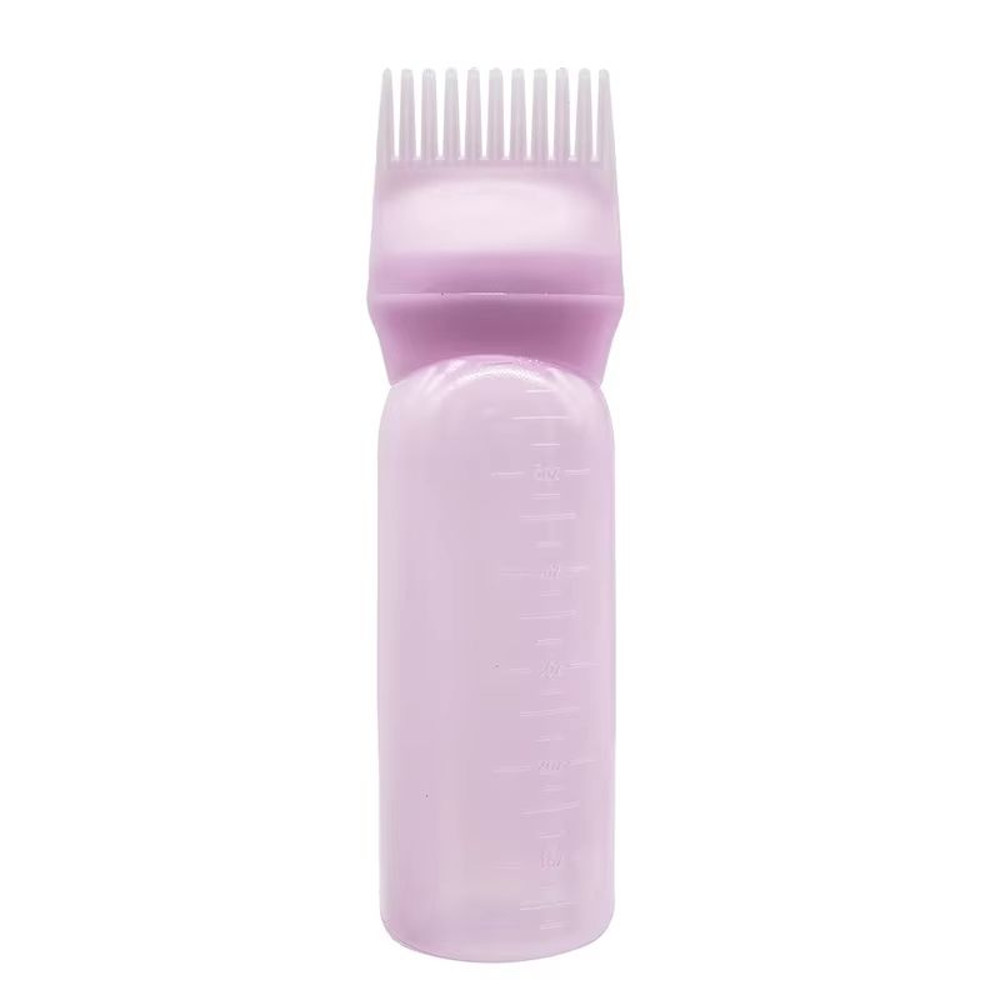 3Color Salon Hair Oil Applicator Bottles With Comb For Professional Hair Coloring 6