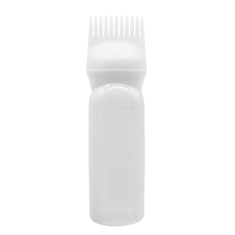 3Color Salon Hair Oil Applicator Bottles With Comb For Professional Hair Coloring 7