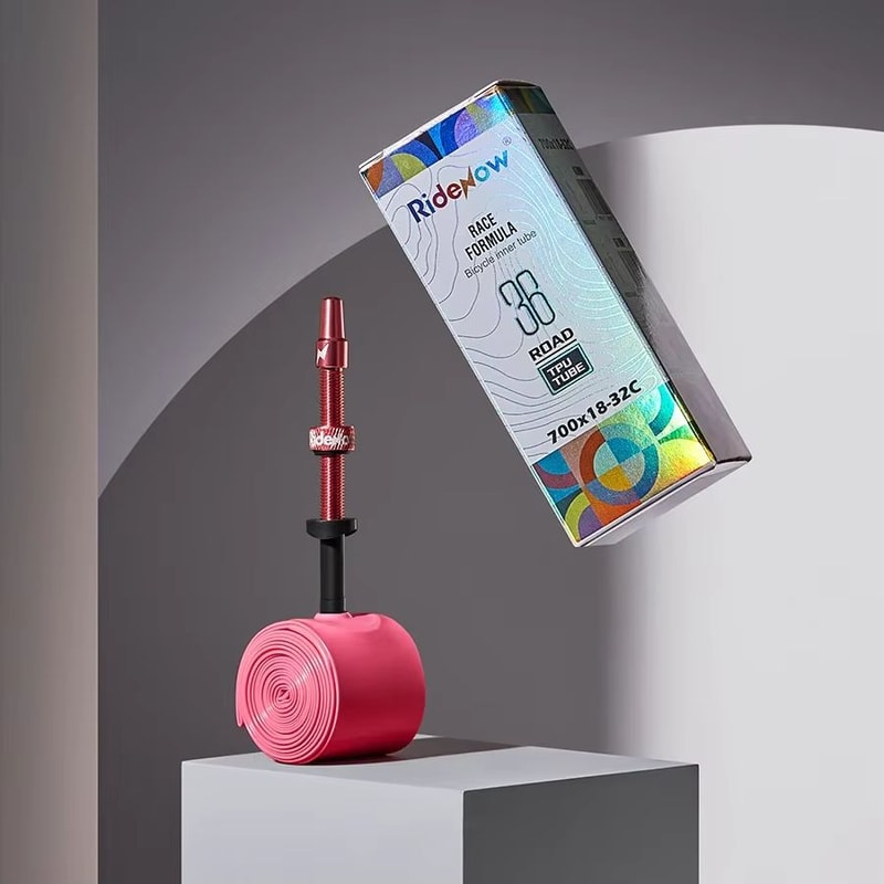 Ridenow 700c Road Bike TPU Inner Tube With Upgraded Metal Nozzle And Removable Valve Core 3