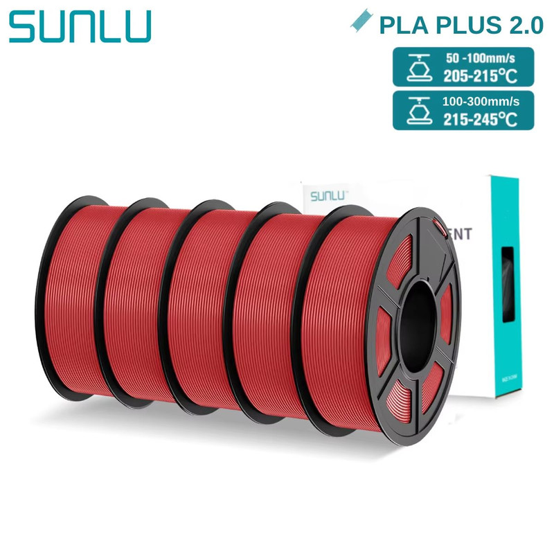 SUNLU PLA 3D Printing Filament  5KG Colorful FDM Filament Spool 175mm Upgrade 10