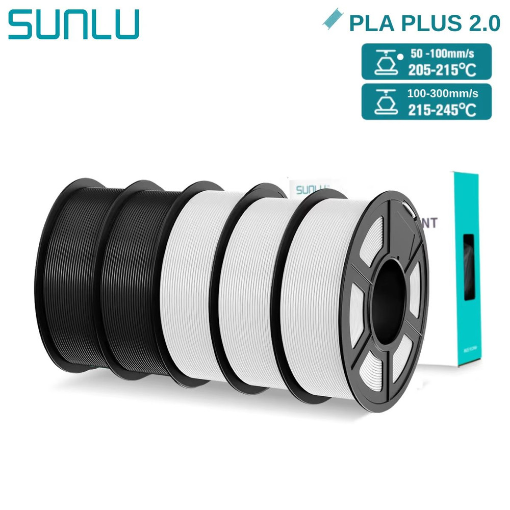 SUNLU PLA 3D Printing Filament  5KG Colorful FDM Filament Spool 175mm Upgrade 22