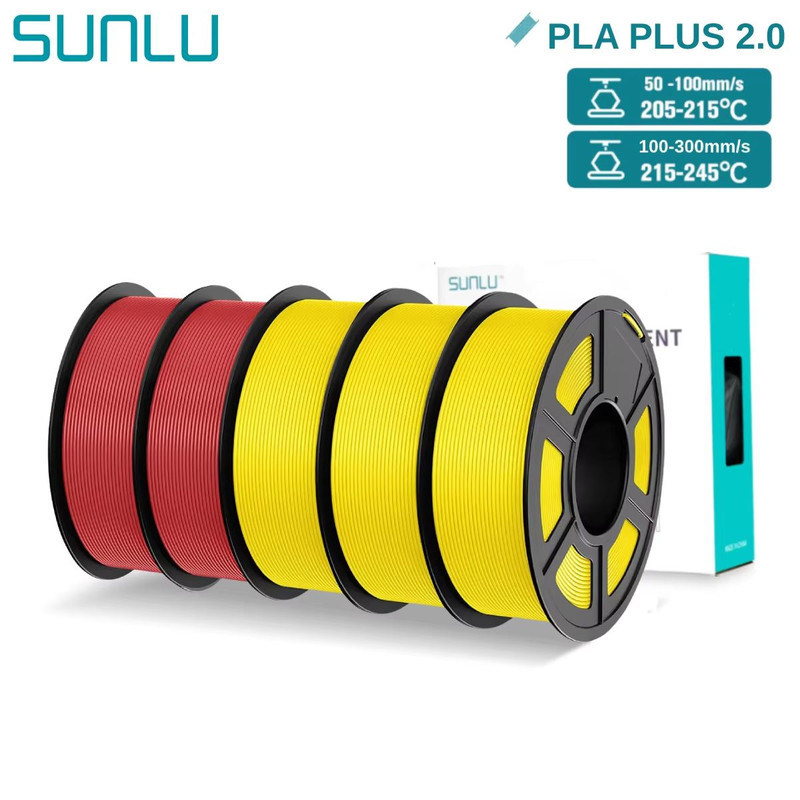 SUNLU PLA 3D Printing Filament  5KG Colorful FDM Filament Spool 175mm Upgrade 26