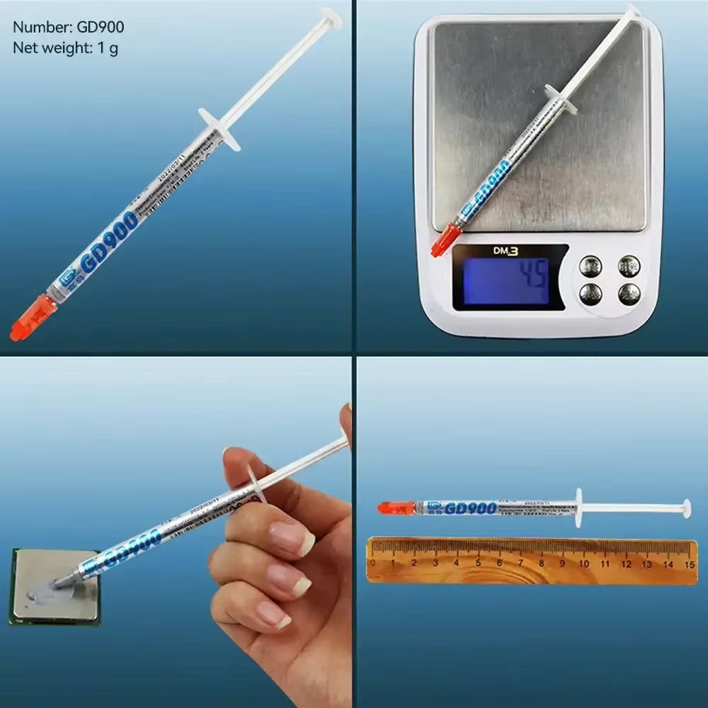 GD900 HighPerformance Thermal Grease Paste  CPU  Heatsink Compound 330g Syringe 2