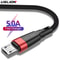 USLION 5A Micro USB Fast Charging Cable 2M Durable Data Cord For Xiaomi Samsung 0