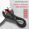 USLION 5A Micro USB Fast Charging Cable 2M Durable Data Cord For Xiaomi Samsung 3