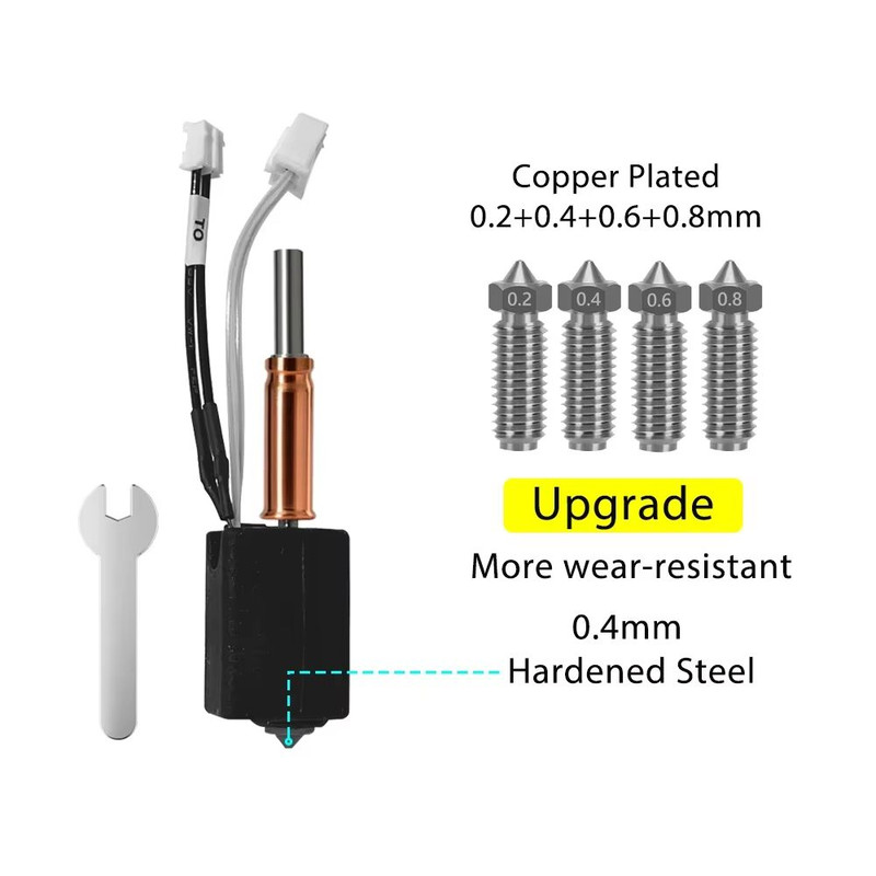 Anycubic Kobra 3 V2 Ceramic Hotend Upgrade  Standard Nozzle Print Head Accessory 21