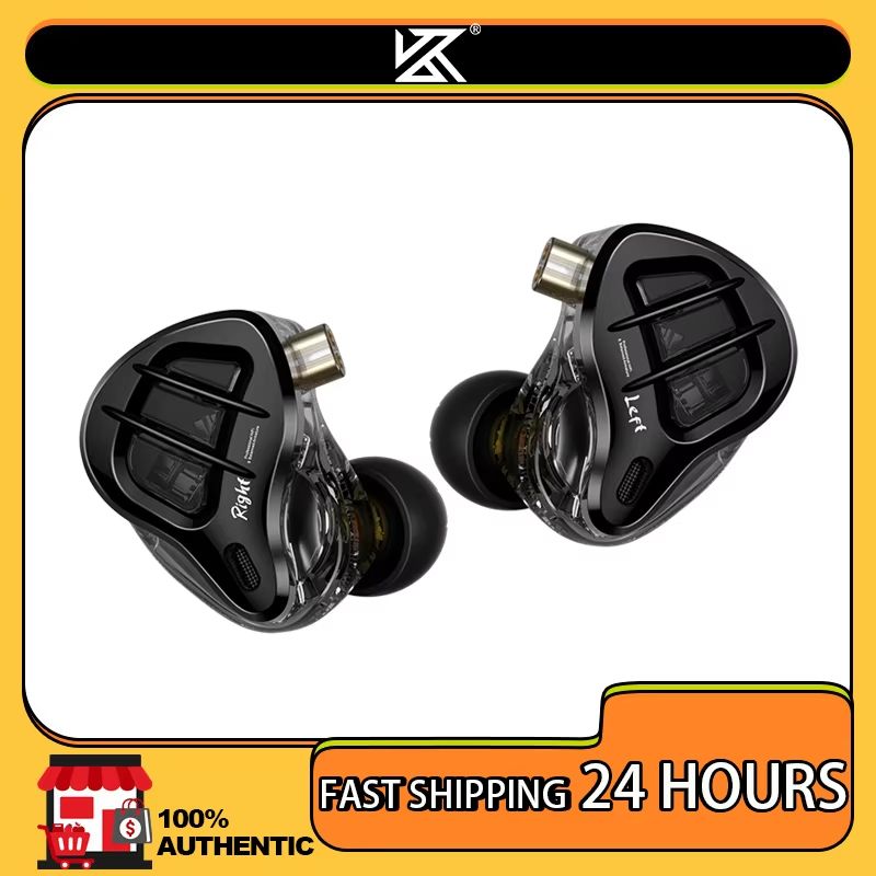 KZ ZAR Hybrid Driver Inear Monitor 1DD 7BA HiFi Wired Headphones 0