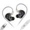 KZ ZAR Hybrid Driver Inear Monitor 1DD 7BA HiFi Wired Headphones 8