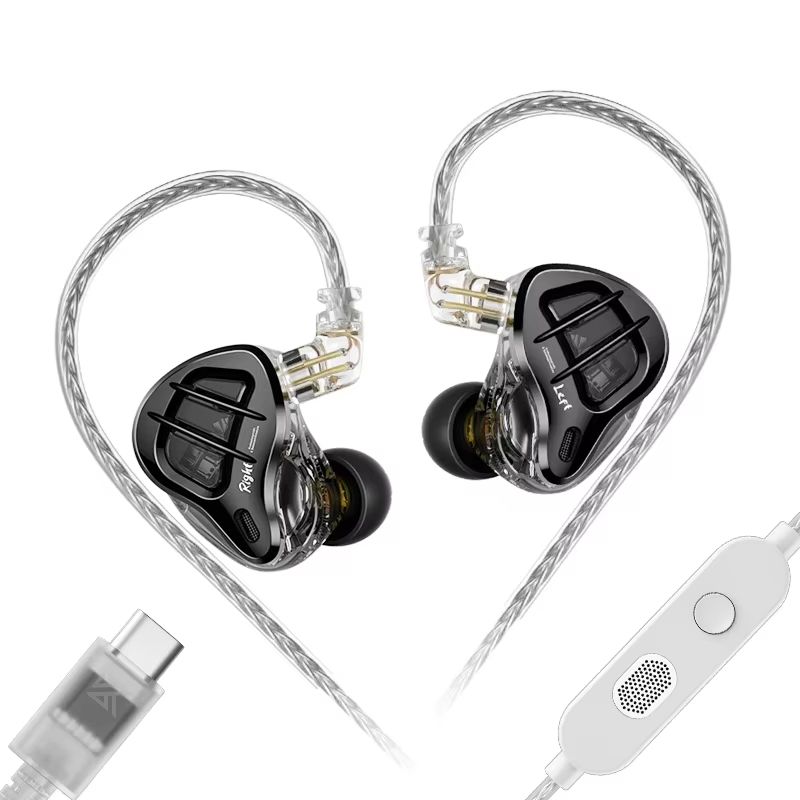 KZ ZAR Hybrid Driver Inear Monitor 1DD 7BA HiFi Wired Headphones 8