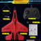 RC SU35 Foam Fighter Plane 24G Remote Control Aircraft For Kids 5