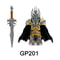 GP201 Lich King Medieval Knights Building Block Set Round Table Anime Action Figure Collection 0