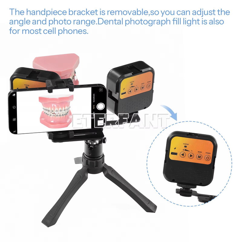 ETERFANT Dental LED Flash Photography Fill Light 7W Oral Camera Lighting Tool For Phones 3000K7000 1