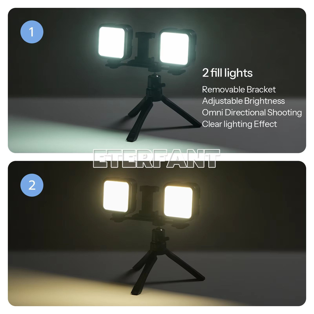 ETERFANT Dental LED Flash Photography Fill Light 7W Oral Camera Lighting Tool For Phones 3000K7000 3