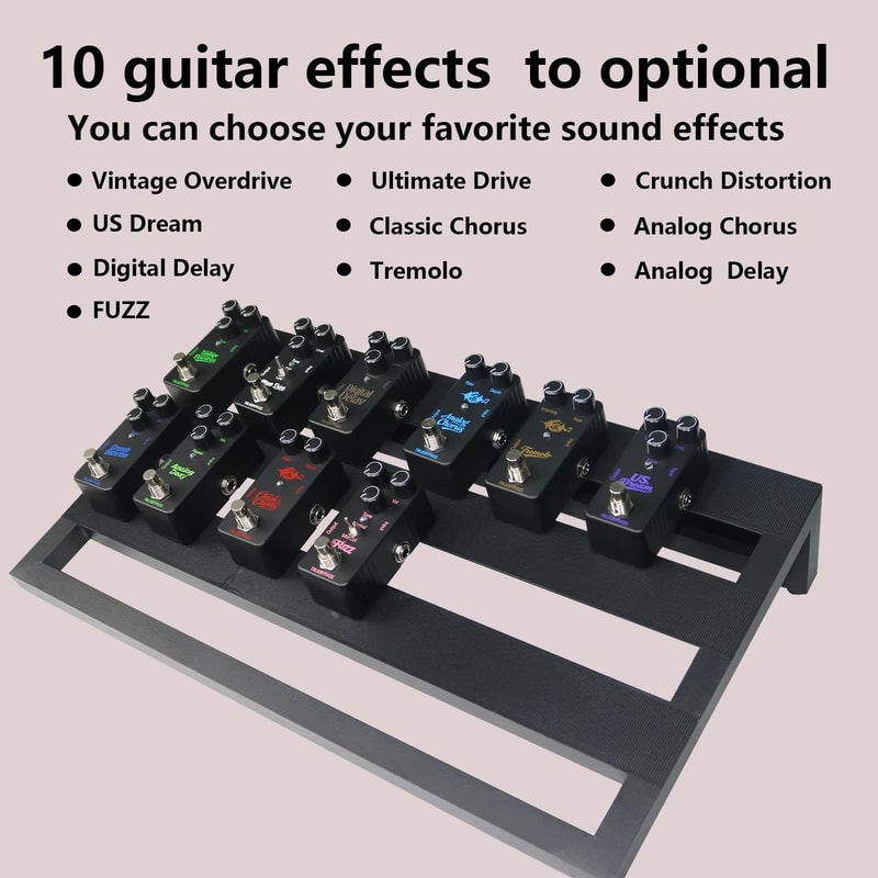 Electric Guitar Effects Pedal Mini Classic Distortion Chorus Digital Delay For ProLevel Sound 1