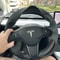 HandSewn Microfiber Leather Steering Wheel Cover For Tesla Model 3 Model Y NonSlip Breathable Int 1
