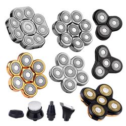 precision floating shaver replacement head – universal electric razor & nose trimmer blades (3d–9d compatible)