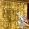 3M LED Curtain Fairy Lights Warm Festive Icicle String Lights For Christmas Weddings And Home Dec 0